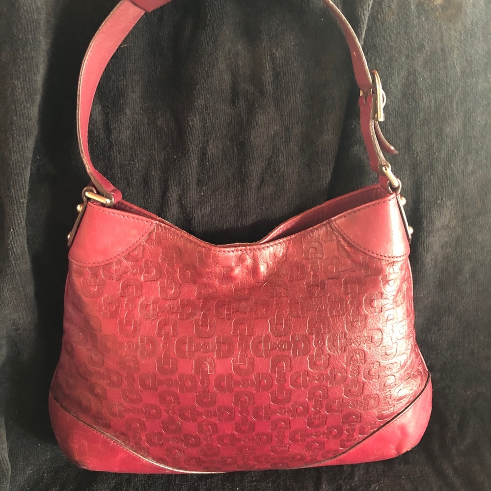Vintage Gucci Horsebit Embossed Leather Tote